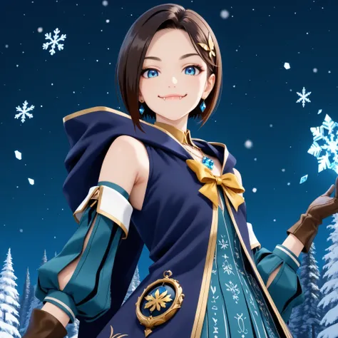 lone, solo, feminine vampire sorceress 1girl, cute, pretty, half european, half asian, model pose, fashion, luxury, luxurious, wealthy, clean, (young), beautiful, short, petite, thin, Rinwell sorceress outfit, hood, fantasy outfit, luxurious diamond neckla...