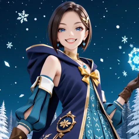 lone, solo, feminine vampire sorceress 1girl, cute, pretty, half european, half asian, model pose, fashion, luxury, luxurious, wealthy, clean, (young), beautiful, short, petite, thin, Rinwell sorceress outfit, hood, fantasy outfit, luxurious diamond neckla...