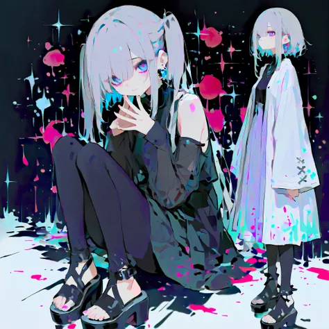 (masterpiece), (best quality), (anime style), ultra-detailed,
gender: female/age: 20th Generation /Hairstyle: super long/ hair color:Silver/Hair Type:やわらかく流れるようなHair Type/Reflection of light on the hair:hair delicately reflect soft sunlight/Eye color:wh...
