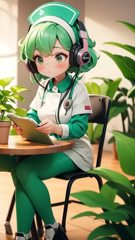 緑の看護師さん💕