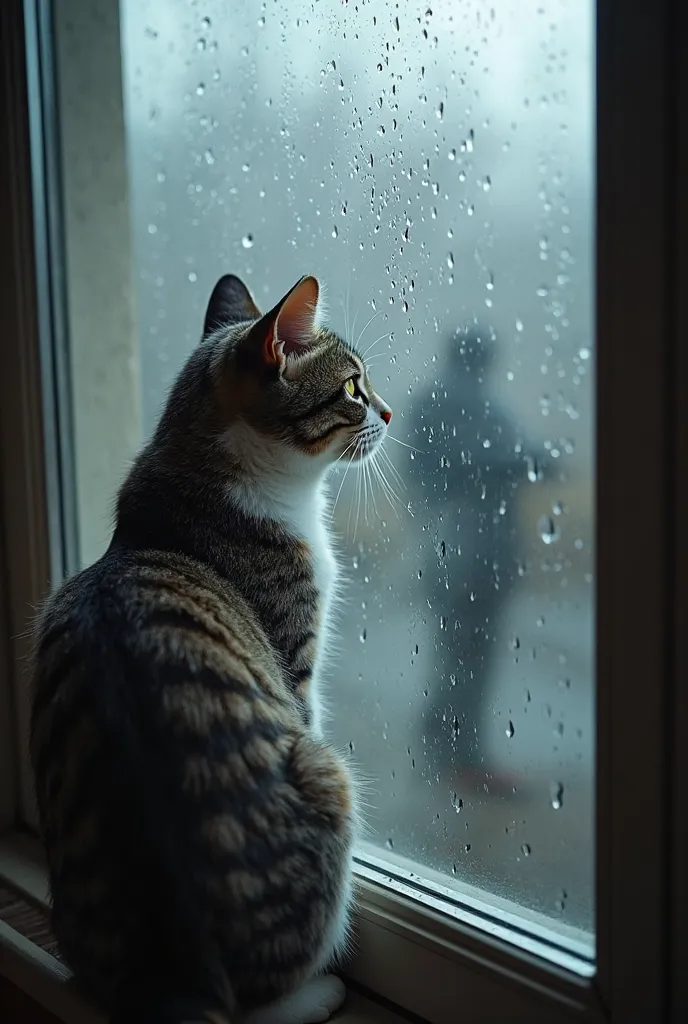 雨模様の窓