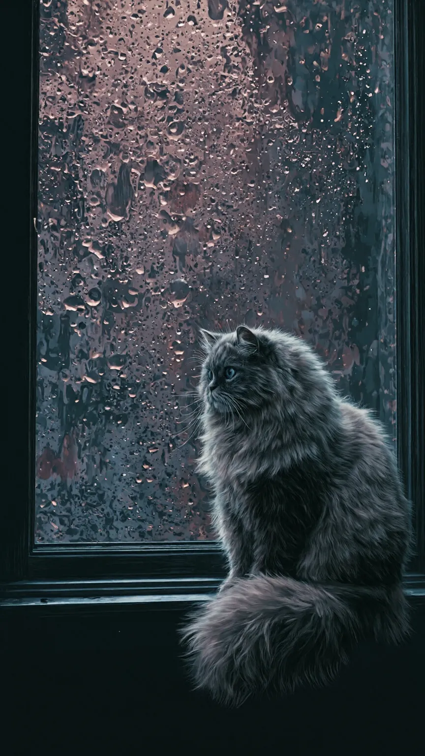 0423 daily challenge - a rain soaked window