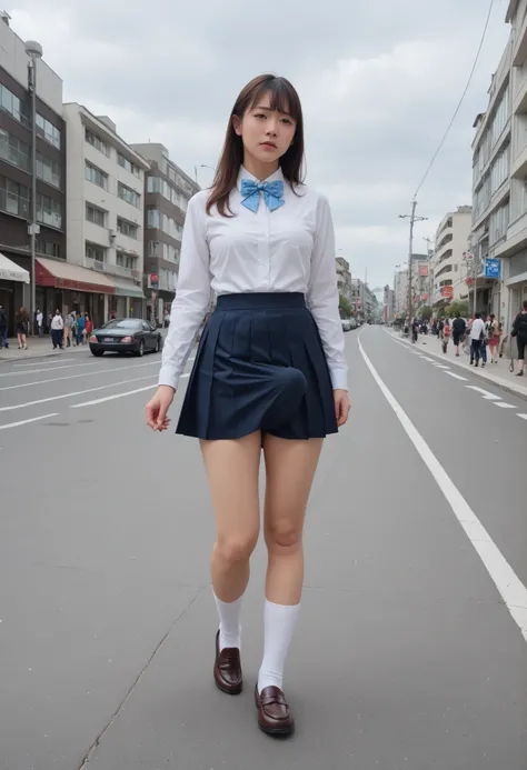 score_9, score_8_up, score_7_up, rating_explicit, high resolution pictures of Japanese women smoking sausages, photorealistic, masterpiece, best quality, solo, 1 girl, with two hands, intersex, Futanari, (white collared shirt,  bow tie, skirt flipping, My ...