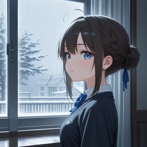 雨模様の窓