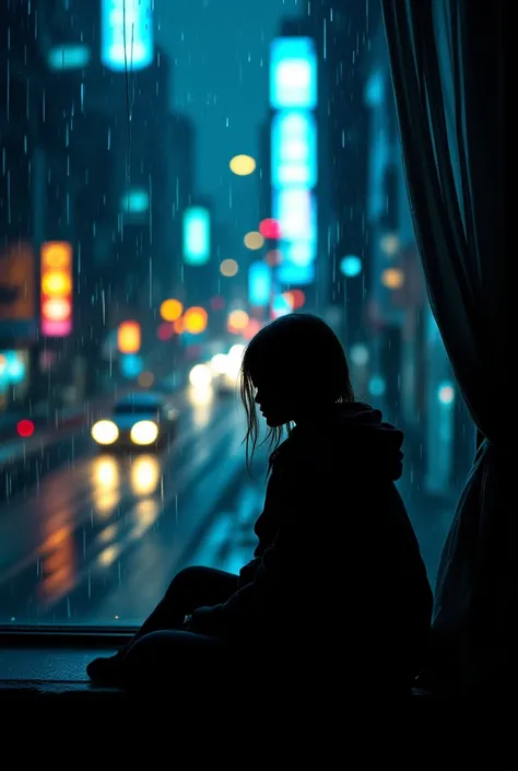 雨模様の窓
