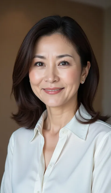 Mature Woman, ( detailed description of hair ), ( face ), (Detailed description of the body), HD Images , masterpiece,  best quality, ( High Detail, formal: 1.4), ( realistic : 1.2, 超 realistic な: 1.1, realistic: 1.37), ( sharp concentration in nude clothe...
