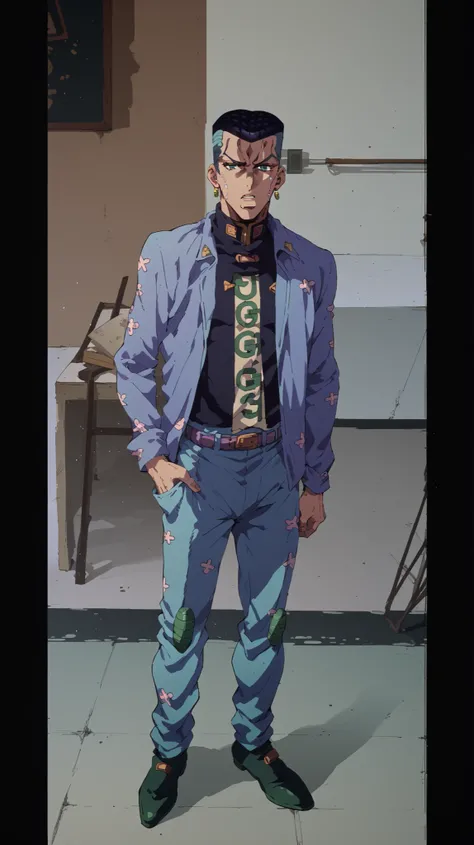 Faça no estilo de JoJo Bizarre Adventure effect,