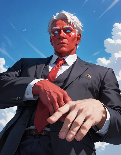 Red skin