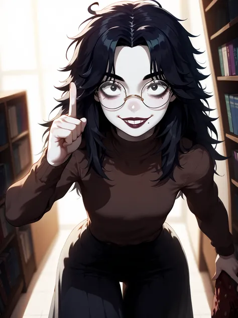{{score_9, score 8_up, score_7_up, source_anime }} {{Artist: %Kelvinhiu%}} upper body, soft shading, 1girl, long hair, standing, high angle, foreshortening, facing viewer, Krekkov, kelvinhiu, film grain, dynamic pose, dynamic angle, shiny skin, shining ski...