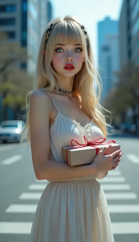 ((RAW Photo), Absurds, (Absurd Resolution)), (Masterpiece, Best Quality), ((Hyperrealism, Photorealistic)), (AI Fantasy), (masterpiece, highest quality, amazing quality), (realistic pupil, blue eyes with luminous green), (beautiful girl, 21 years old, haiz...
