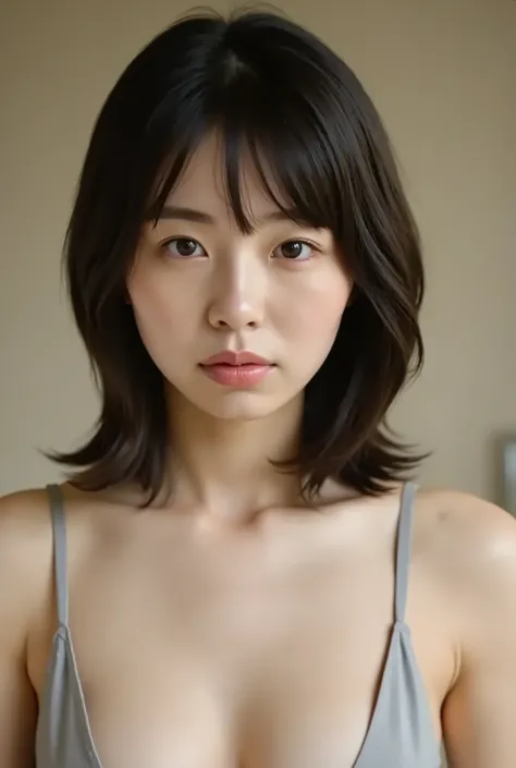 (( Highest Quality )), ((masterpiece)), ( details),     Japanese,   first person view   ,1 girl on break day,     sexy,(  in the bedroom),(((   very large breasts  ,    completely naked,  beautiful breasts, short bob hair))),  black hair  , ((         with...