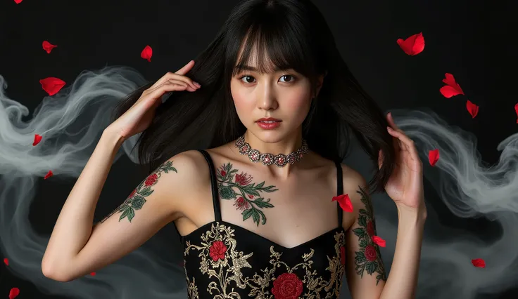 masterpiece, Cinematic Lighting, 超high resolution, accurate, Super Details, Advanced Details, High Quality, Award-winning, Highest品質, Highest, 16k wallpaper, Super Detailな顔, very elaborate eyes, Super Detailな唇, Super Detailな髪, Realistic Textured Skin, perf...