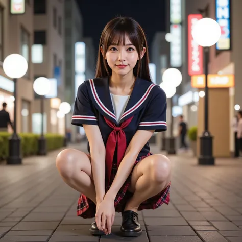 (  seamless real black pantyhose 1  .1)Extremely cute :1.21, almost from the front:1.21,  Ultra Clear Focus:1.21,  Miniskirt Uniform:1.21, ( Highest Quality:1.37), 32K resolution, high dynamic range:1.5,   very detailed :1.5,    hyperrealism:1.5, :1.5,  ma...