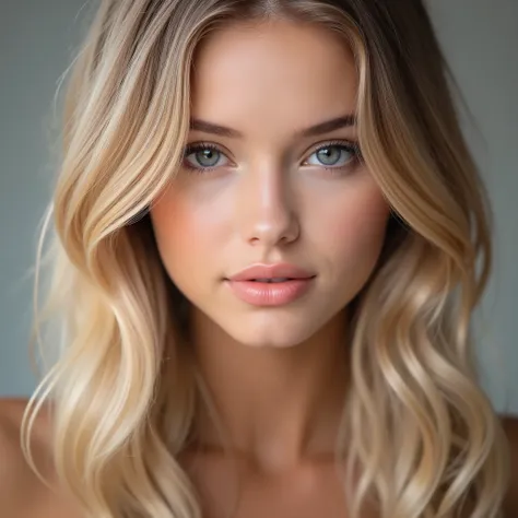 beautiful silky skin,average smile,unrivaled beauty, exceptional sexual beauty ,beautiful, gentle and bright expression,sexy refreshing look ,the perfect beautiful sweet face is hidden by shiny blonde silky hair,hair on a beautiful face,Very cute beautiful...