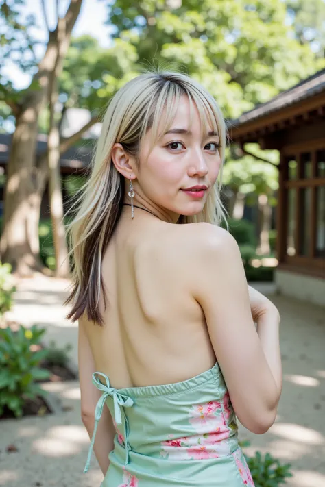 young 20 yearolds russian girl, long sleek line hair-cut,light grey  hair mixed with pink and blue and white hair on shoulder, RAW photo, (highest quality), (photorealistic: 1.4), (realistic skin texture: 1.5), young female,(large breasts,sagging breasts) ...