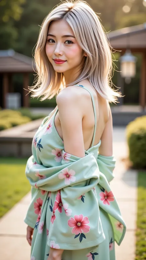 young 20 yearolds russian girl, long sleek line hair-cut,light grey  hair mixed with pink and blue and white hair on shoulder, RAW photo, (highest quality), (photorealistic: 1.4), (realistic skin texture: 1.5), young female,(large breasts,sagging breasts) ...