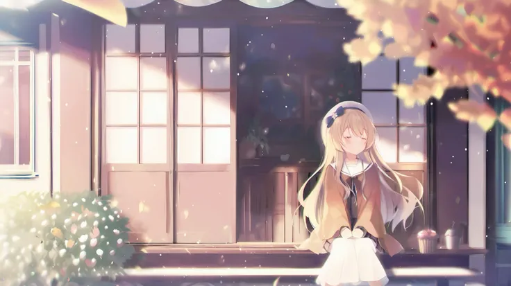 Little Kasubiyori 、warm cheerfulness、Peaceful scenery、Nap