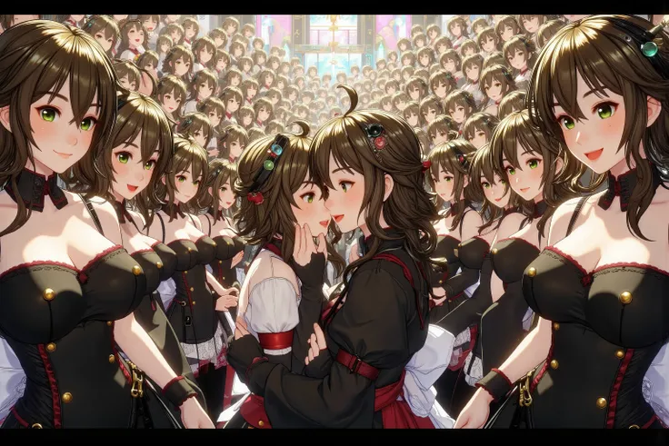 (((Myself=Japanese Beautiful Super Clones multiply girls))), (((((Myself OnlyのSuper Clones multiply girlsが大量増殖して超大群衆のMyself OnlyのSuper Clones multiply girlsと熱愛溺愛して抱擁した描写, Myself OnlyのSuper Clones multiply girlsはMyself OnlyのSuper Clones multiply girlsと淫乱中))...
