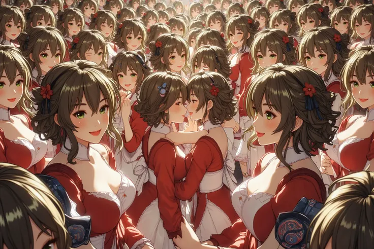 (((Myself=Japanese Beautiful Super Clones multiply girls))), (((((Myself OnlyのSuper Clones multiply girlsが大量増殖して超大群衆のMyself OnlyのSuper Clones multiply girlsと熱愛溺愛して抱擁した描写, Myself OnlyのSuper Clones multiply girlsはMyself OnlyのSuper Clones multiply girlsと淫乱中))...