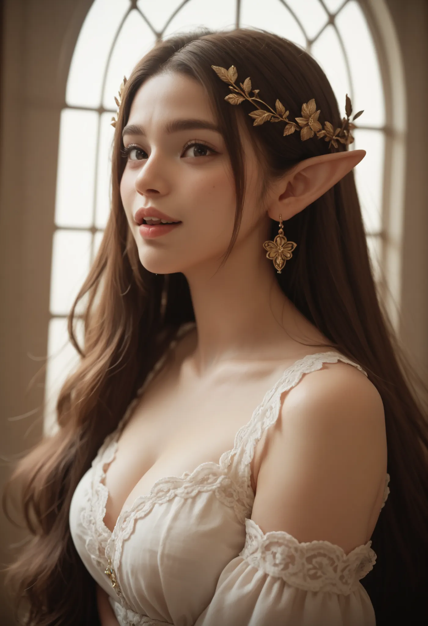 A sacred and enchanting elf