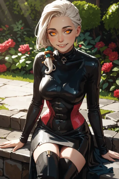 Meisterwerk, hd , great quality, very aesthetic, absurd, high contrast , high color palette , light glare ,neueste,2.5D,volumetric lighting, Sweet, jung, 1 girl, asiatisch, Mongol girl, round face, slanted eyes, big eyes, asian girl, dripping slime skin, r...