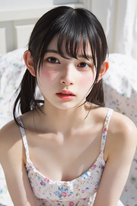 (((((Girls in their 20s:2、Japanese、babyface、white skin))))), details顔の質感、 details口元、 reddened skin、 details肌の質感、(masterpiece,Highest Quality:1.9),8k, details, details毛穴,reality, bedroom、 seat 、( all over the body、Writhing、open your mouth、drool、water tha...