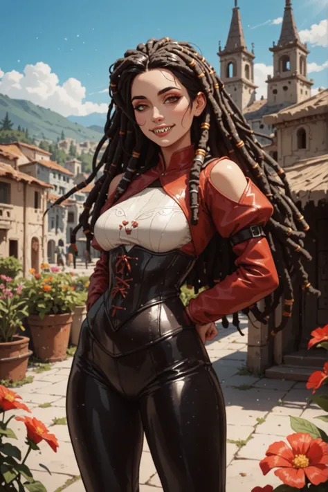Meisterwerk, hd , great quality, very aesthetic, absurd, high contrast , high color palette , light glare ,neueste,2.5D,volumetric lighting, Sweet, jung, 1 girl, asiatisch, Mongol girl, round face, slanted eyes, big eyes, asian girl, rote Augen, Asian eyes...