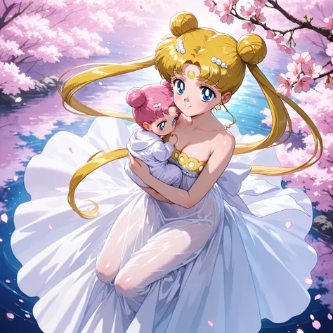 masterpiece, amazing quality, best quality, ultra-detailed, 8K, illustration, clear skin, ultra-detailed-eyes, soft skin, very awa, very as2, shiny skin, shiny hair, soft body, 90's style, official art, usagi tsukino, small breasts, blonde hair, blue eyes,...
