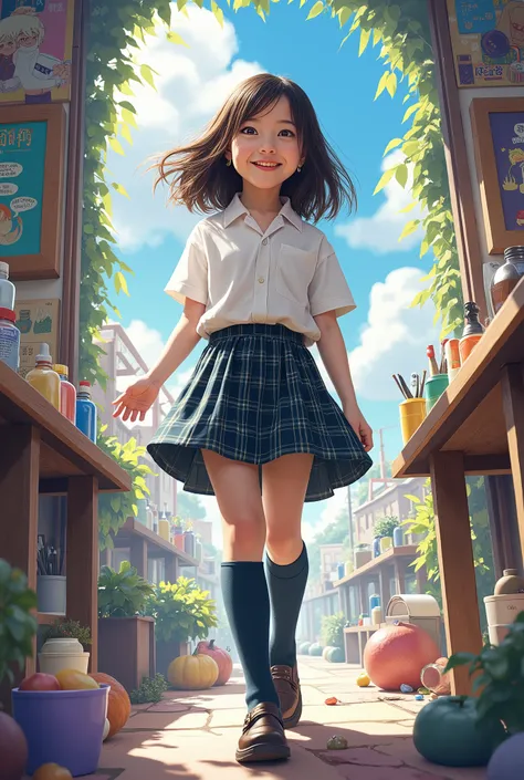 student、high socks