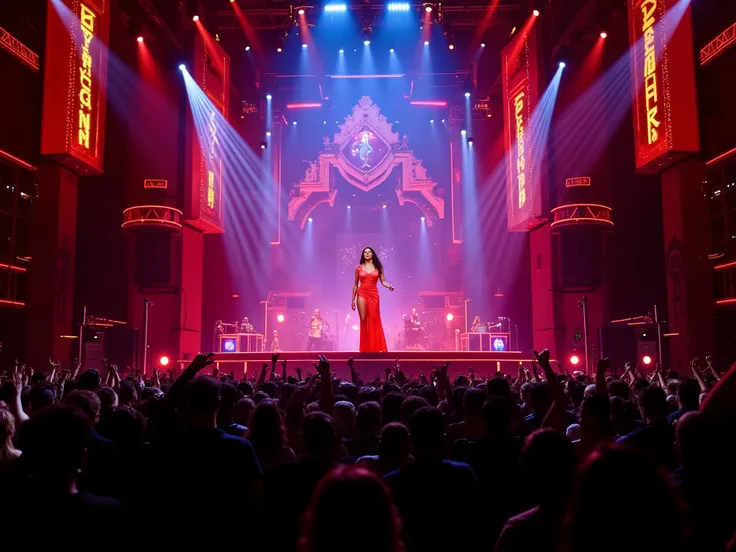 Yohani in a concert