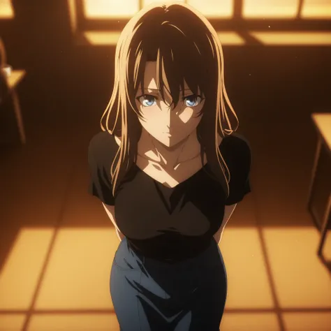 masterpiece, best quality, amazing quality, highres, absurdres, very aesthetic, high resolution, ultra detailed, perfect details, sunset, cafe, , indoors, ufotable style, (from above,), (lens flare, blurry background, ), , backlight,
 
1girl, ufotable styl...