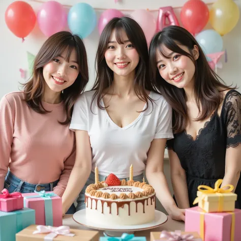 『the face and hairstyle have a different vibe2 Japanese girls in tennis panties:1.9』『Real Photo:1.3』Highest Quality:1.2、((big breasts))、slender body,I can see a little cleavage、((young 20 year old woman ))、((smiling:1.3))、(((anatomically correct、Perfect An...