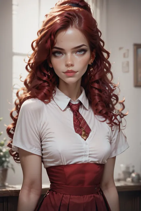 girl with red hair