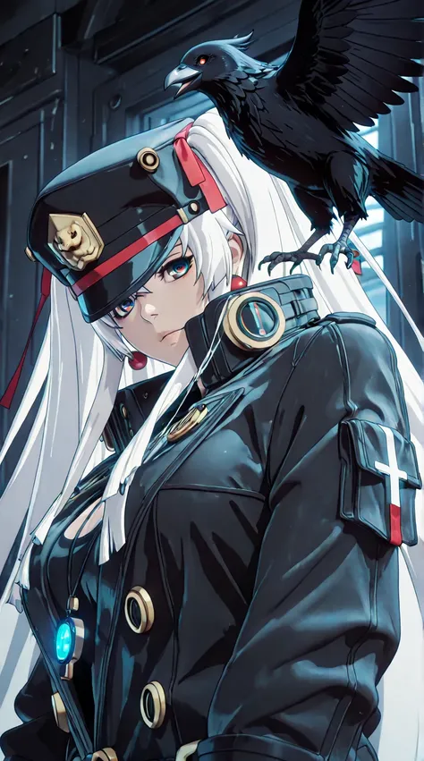 ggstduel, (ratatatar74-style:1.2), anime coloring, ((Cinematic, unreal engine, eye-catching, ambient occlusion, UHD, masterpiece)), ((perfect lighting)), comic, score_9, score_8_up, score_7_up, score_6_up, score_5_up, score_4_up, uncensored, detailed backg...
