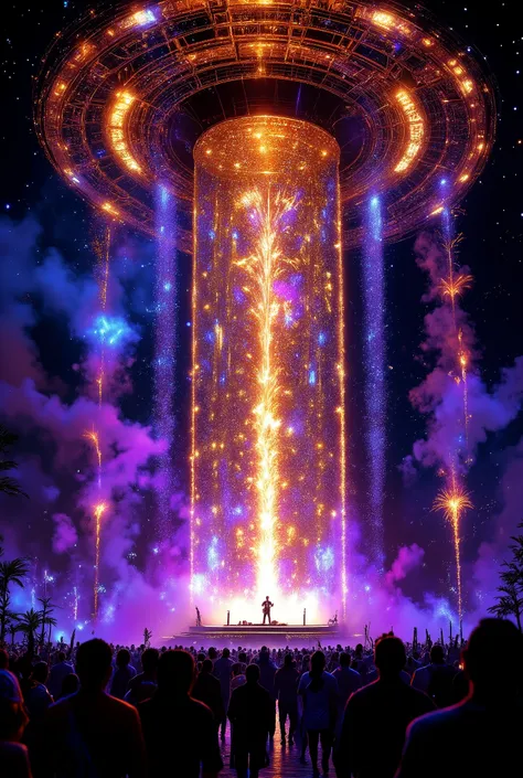 Inspired by Galactic Forge / Tropical Cyber / Firefly Laser / Sweat Crystallization / Doomsday Rose Fireworks
Multiplayer, Rock Festival, Rock Band, Electric Guitar, Drums, Microphone, Energetic Performance,
。 The scorching sun melts the gold stage, the gi...
