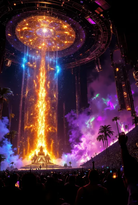 Inspired by Galactic Forge / Tropical Cyber / Firefly Laser / Sweat Crystallization / Doomsday Rose Fireworks
Multiplayer, Rock Festival, Rock Band, Electric Guitar, Drums, Microphone, Energetic Performance,
。 The scorching sun melts the gold stage, the gi...