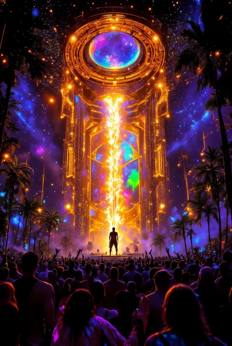 Inspired by Galactic Forge / Tropical Cyber / Firefly Laser / Sweat Crystallization / Doomsday Rose Fireworks
Multiplayer, Rock Festival, Rock Band, Electric Guitar, Drums, Microphone, Energetic Performance,
。 The scorching sun melts the gold stage, the gi...