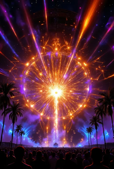 Inspired by Galactic Forge / Tropical Cyber / Firefly Laser / Sweat Crystallization / Doomsday Rose Fireworks
Multiplayer, Rock Festival, Rock Band, Electric Guitar, Drums, Microphone, Energetic Performance,
。 The scorching sun melts the gold stage, the gi...