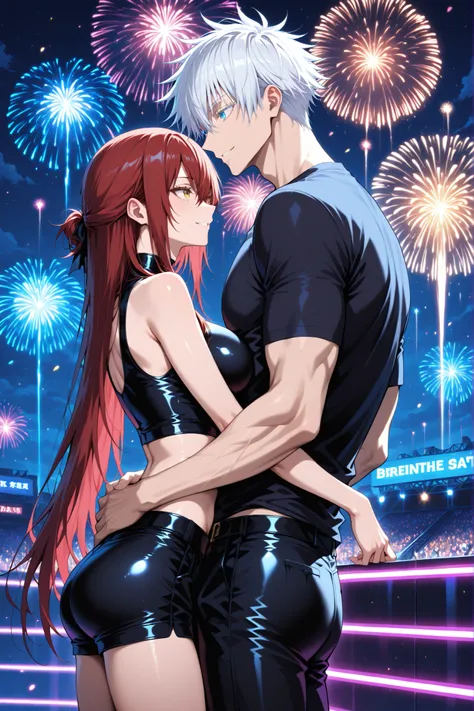 (masterpiece, best quality), amazing quality, absurdres, extremely detailed face and eyes, cinematic, cinematic lighting, cinematic shadows, cinematic composition, BREAK couple, hetero, duo focus, size difference, height difference , BREAK 1 girl , golden ...