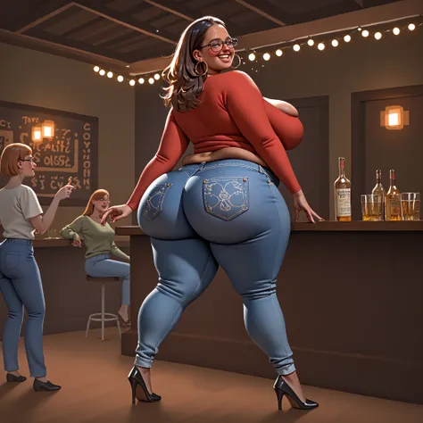 
score_9, score_8_up, score_7_up, ((full body))

At a party or club setting, a dark room with lights at an apartment, she is drunk. Her hair is a mess and clothes are ascue.
Black ethnicity, dark skin, curvy girl, long straight hair, wide hips, tall curvy ...