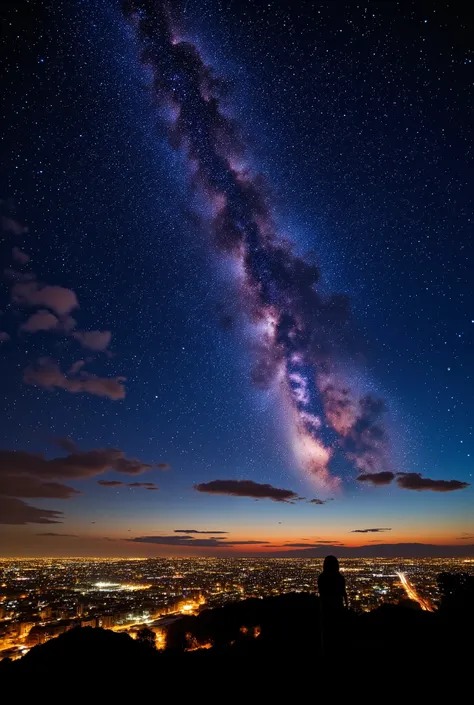 high resolution images of her daughter 、 Panoramic High Resolution Night Views、Spectacular images Beautiful cityscapes、Pre-dawn sky、 Incredibly beautiful night skies 、The stars in the night sky are in perfect harmony with the city( stars are protagonist...