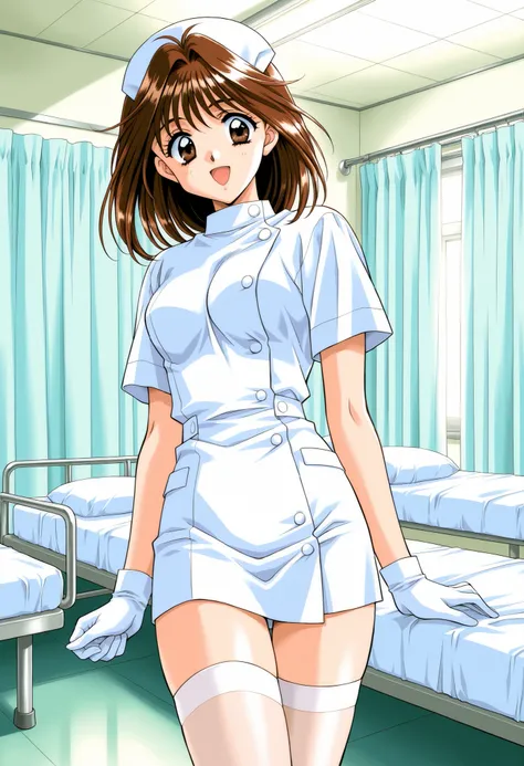 Score_9, score_8_up, score_7_up, source_anime, MochidaMahoko, solo, brown hair, brown eyes, medium hair, breasts, 1990s (style), kadoi aya style, (best quality), (high quality), {masterpiece}, extremely delicate and beautiful, ultra-detailed, beautiful det...