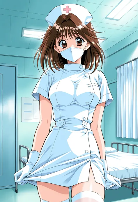 Score_9, score_8_up, score_7_up, source_anime, MochidaMahoko, solo, brown hair, brown eyes, medium hair, breasts, 1990s (style), kadoi aya style, (best quality), (high quality), {masterpiece}, extremely delicate and beautiful, ultra-detailed, beautiful det...