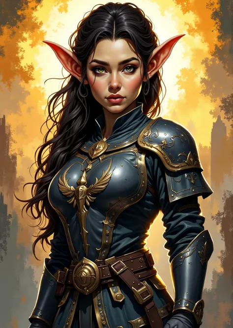 An extremely detailed comic book illustration of a stunningly beautiful extremely curvaceous Gnome from Dungeons and Dragons petite magical folk with big eyes and pointed ears created by gods of invention and illusion seldom seen by other folk due to the g...