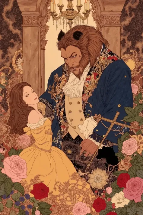 theme beauty and the beast from disney