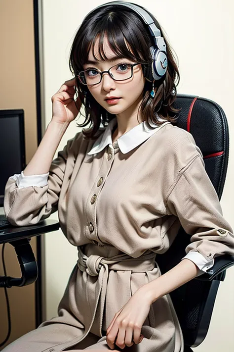 メガネ女子