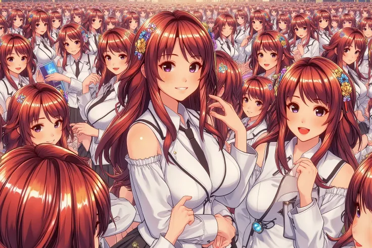 (((Myself=Japanese Beautiful Super Clones multiply girls))), (((((Myself OnlyのSuper Clones multiply girlsが大量増殖して超大群衆のMyself OnlyのSuper Clones multiply girlsと熱愛や溺愛してラブ抱擁した描写, Myself OnlyのSuper Clones multiply girlsはMyself OnlyのSuper Clones multiply girlsと淫乱...