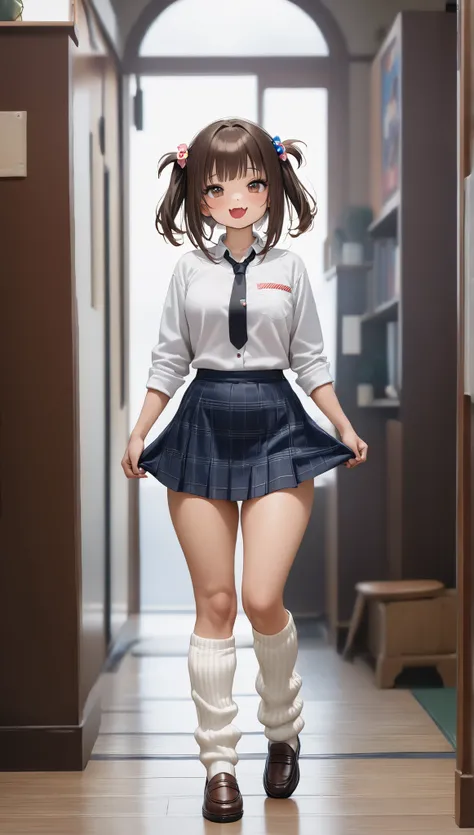 (1girl, sharp focus solo), (full body portrait image:1.4), (Masterpiece, Super photo realistic, Super details, Super Highest Quality, Super Highest photo realistic), super cute and beautiful girl, (fine atmosphere:1.3), You are a professional photographer ...