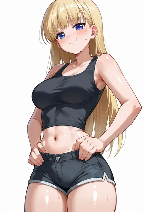 score_9, score_8_up, score_7_up, source_anime,  airi akizuki, long hair, blue eyes, blonde hair,  medium BREASTS, looking at viewer, shiny skin, shiny hair, shiny body, SOLO,, medium breasts, shiny skin, shiny hair, shiny body, clear body, medium breasts, ...