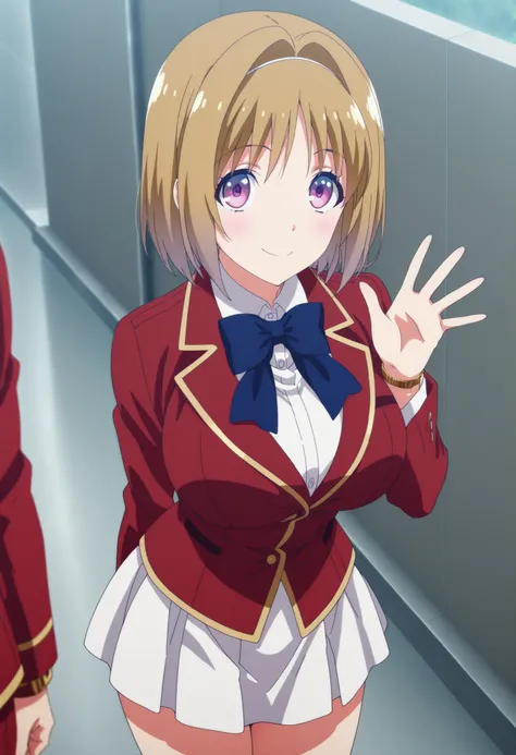  
masterpiece, the best quality, Very detailed, , masterpiece, the best quality,  eyelashes, (beautiful eyelashes), image of a cowboy
Kushida kikyou, 
 anime,  Official art , big breasts, blush, Red leather,big breasts,  short brown hair  ,  A smile  , Pur...